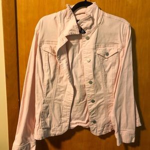 Charter Club pink denim jacket